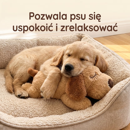 Psi śpioszek - pluszak z bijącym sercem