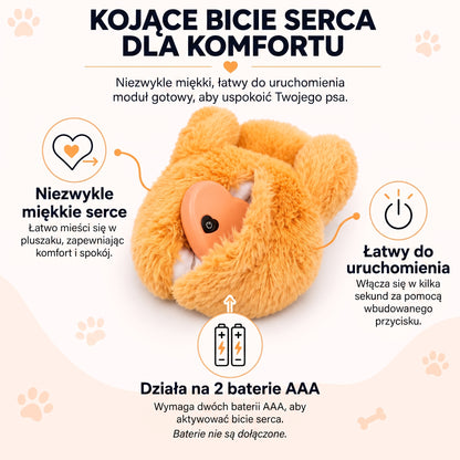 Psi śpioszek - kojący pluszak dla psów